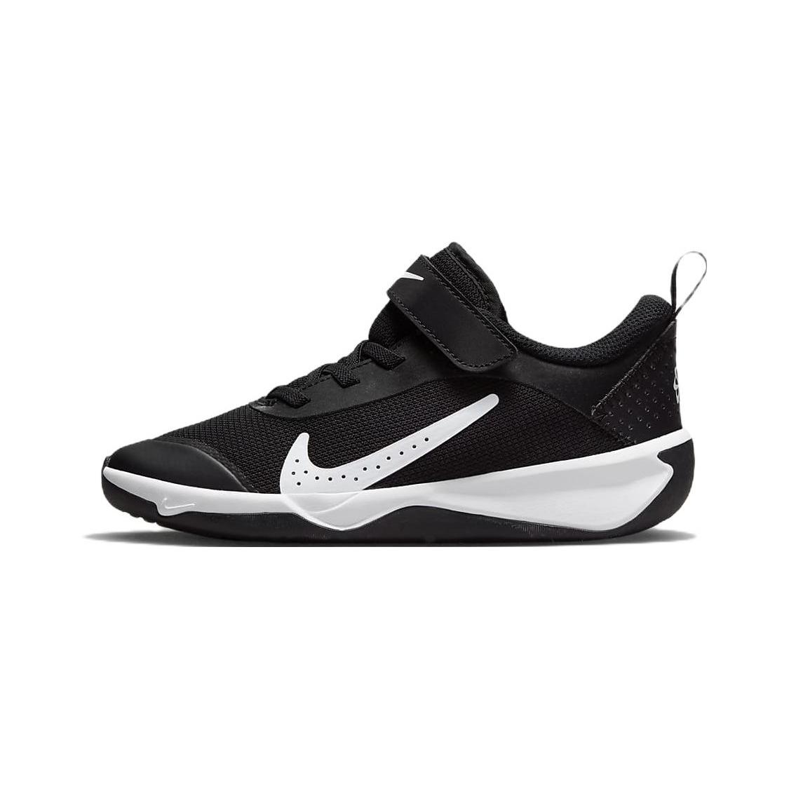 

Nike Omni Multi Court Slip Resistant Cushioning Abrasion Resistant Low top Kids Lifestyle Shoes Black White DM9026-002 28