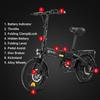 Electric Bike DYU A1F Pro 16" 250W Motor 7.5AH Max Range 60Km Load 120Kg Black