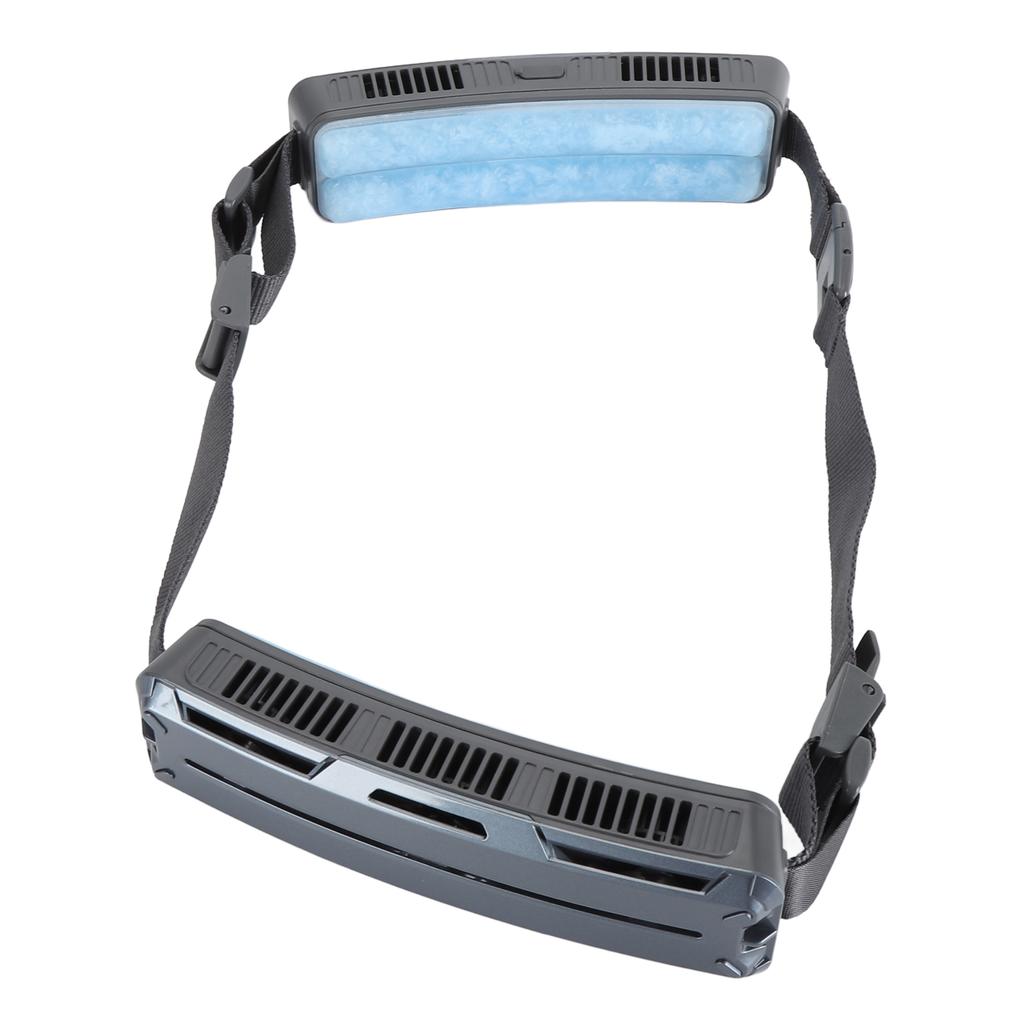 Wearable Waist Fan Multifunctional 3 Speeds Adjustable Ice Compress Efficient Wide Angles Belt Fan for Outdoor Sports