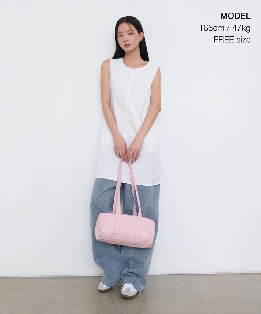 Musinsa Standard Woman Women'S Nylon Cylinder Bag [Pink]