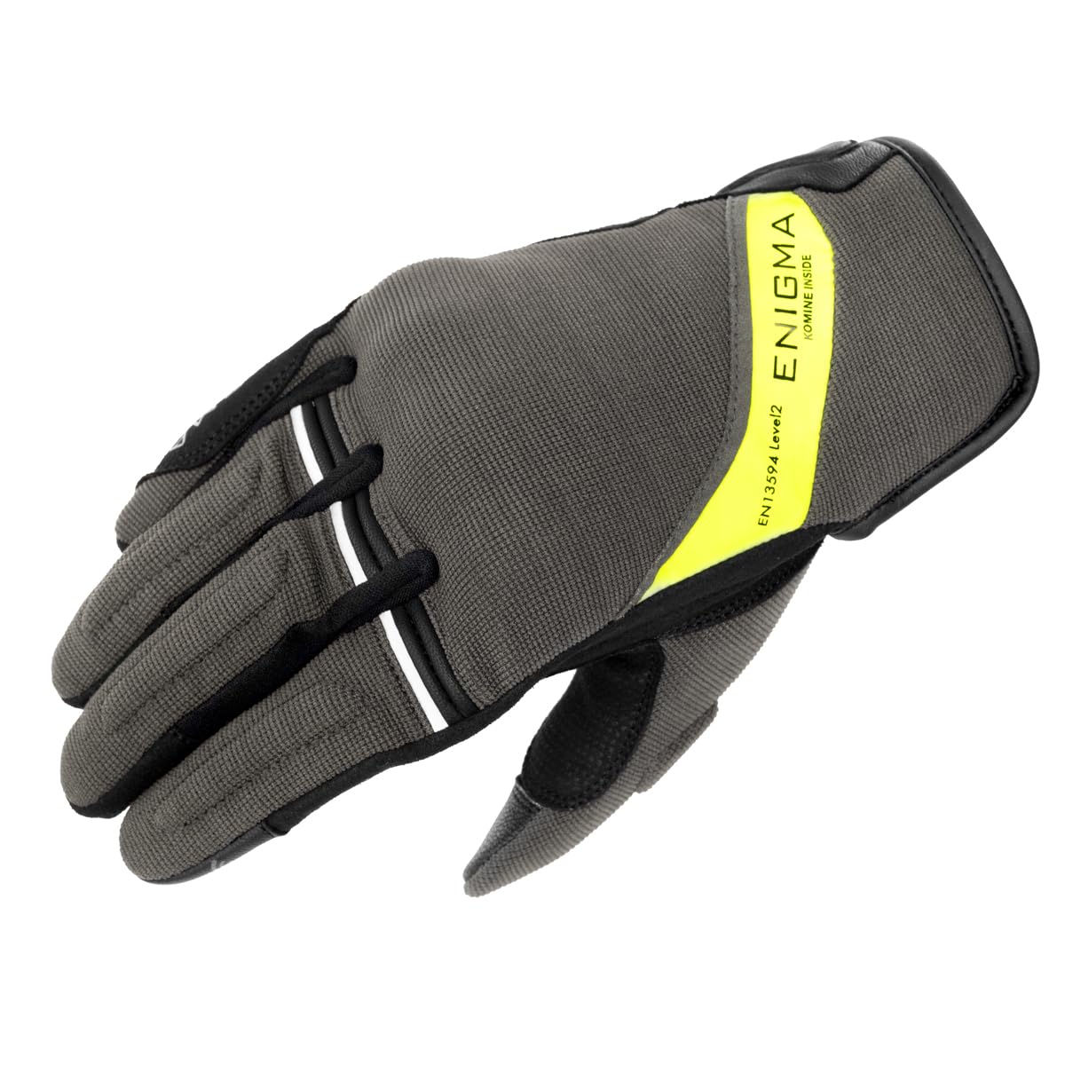

ENIGMA Komine 2025 Model Motorcycle Vortex CE Level 2 Large Gloves, Mesh, Spring/Summer/Autumn, 25-006 EN-006, Protector, Black/Grey,