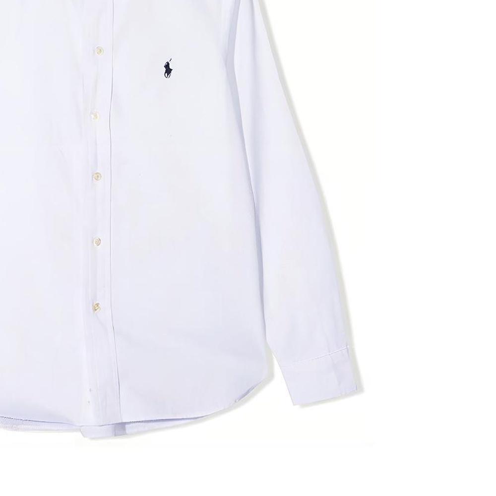 Polo Ralph Lauren Shirt SS21 Slim Fit White Teenagers Unisex 323819238001