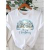 Trendy Tree Print, Stylish and Beautiful, 90s Style, New Year's Clothing, Women's Wear, Christmas Top, Holiday Graphic T-shirt