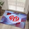 Diseño Mainz FC Alfombra de Terciopelo de Cristal Acogedora No?Alfombra Estampada Antideslizante Para Dormitorio Sala de Estar Entrada