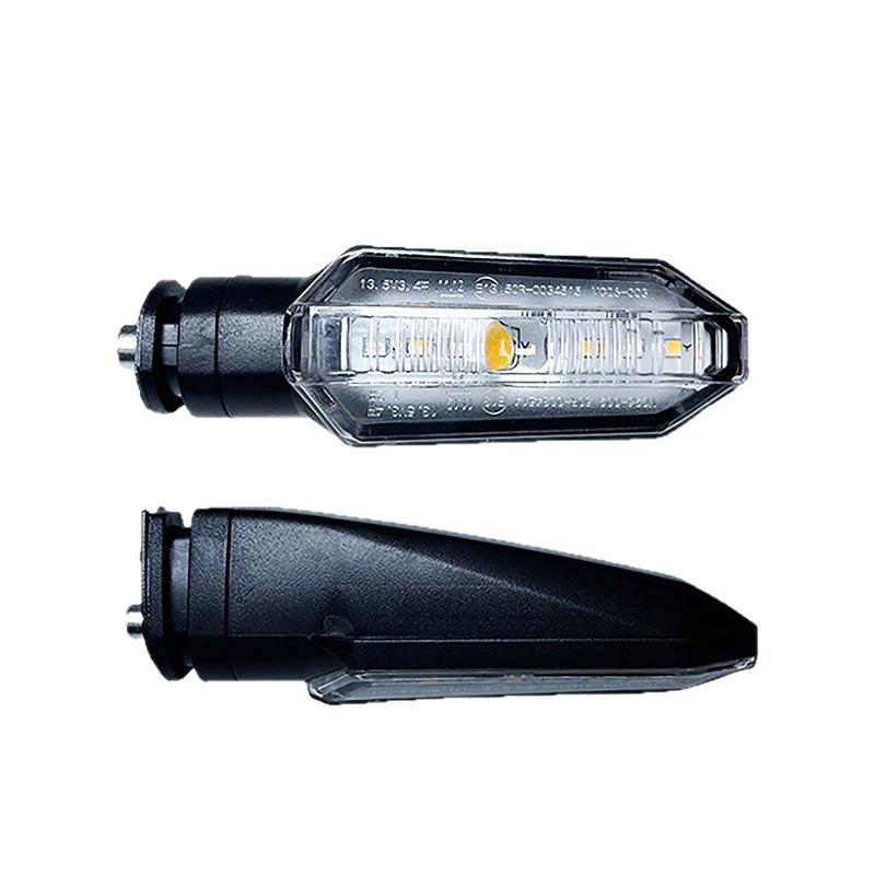 2Pcs Mini Amber Flashing Light Motorcycle Led Turn Signal Lights 8Mm Blinker Turn Signal Lamp 12V Moto Indicator Accessories