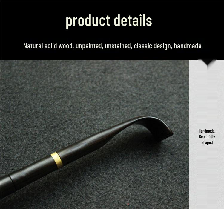 Ebenholz-Rückenkratzer mit Edelstahl - Juckreizlinderung für den ganzen Körper