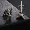 Sturdy Alloy Gothics Punks Skull Earrings Statement Jewelry Accessory for Casual Entertainment and Parties Supplies