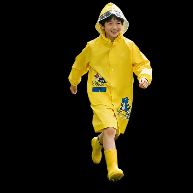 Xianluozi Kids  Cartoon EVA Rain Poncho XXXL
