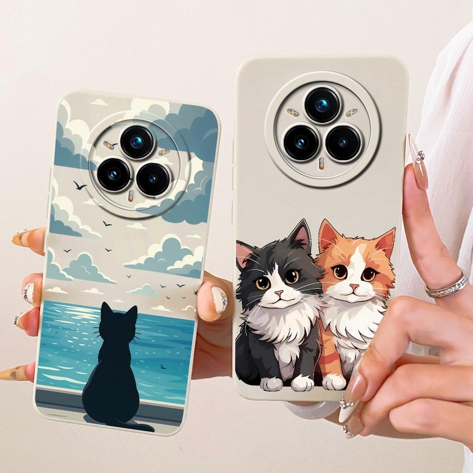 For Realme 14 Pro Plus 5G Case RMX5051 Cute Cartoon Rabbit Cat Shockproof Silicone Cover For Realme 14 Pro Bumper 14 Pro+ Casing