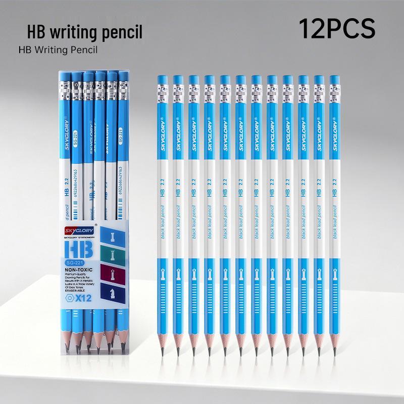 Eco-Friendly Hexagonal Oil-Based Colored Pencils - 48 Color Set for Students
