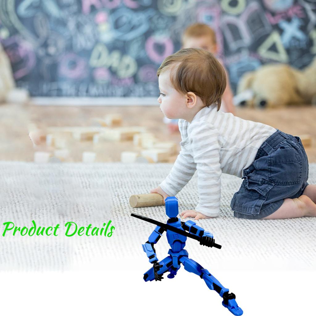 Mobile Doll Set, 3D Printed Titan Robot Mobile Doll, Posable Mobile Doll, Suitable For Collectors, Desktop Decoration