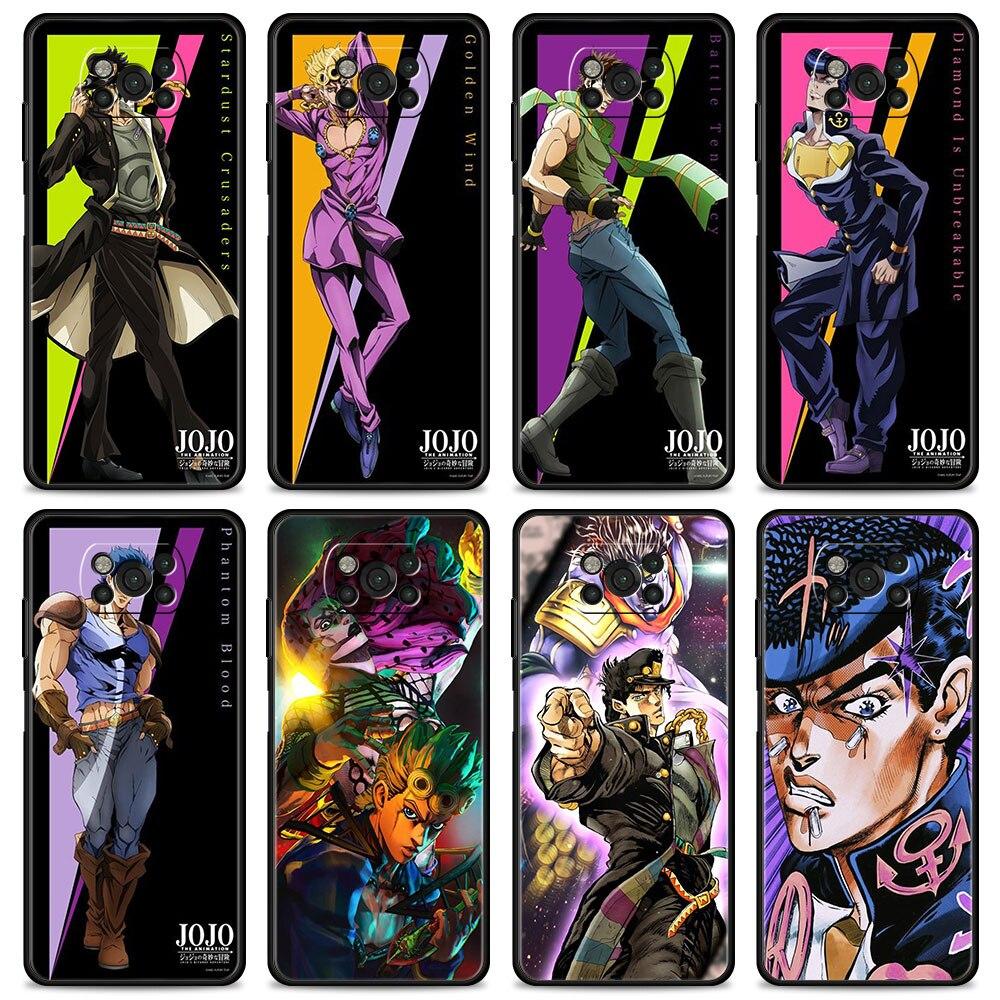 

Чехол для Xiaomi Poco X3 X4 NFC M3 M4 Pro 5G Mi 11 lite 11T 9T 12 10T 11E Note10, модный чехол для телефона JoJo Bizarre Adventure