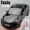 XLG1:24 Tesla Model Y Alloy Car Simulation Sedan Ornament Toy for Children.
