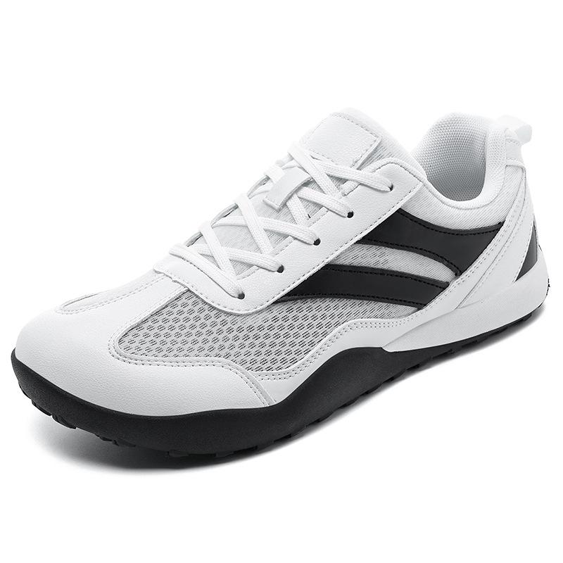 Large Size Hollow Breathable Wide Head Men's and Women's Forrest Training Shoes Casual Little White Board Shoes