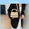 Chic Street Style Pu Leather Bag 2024 For Women Soft Square Crossbody And Tote Bag