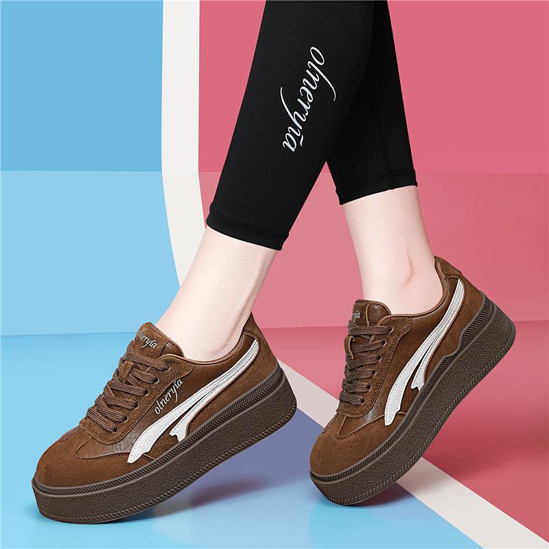 Popular thick-soled German training shoes for women's autumn new versatile soft-soled sports and leisure little white women's shoes for women
