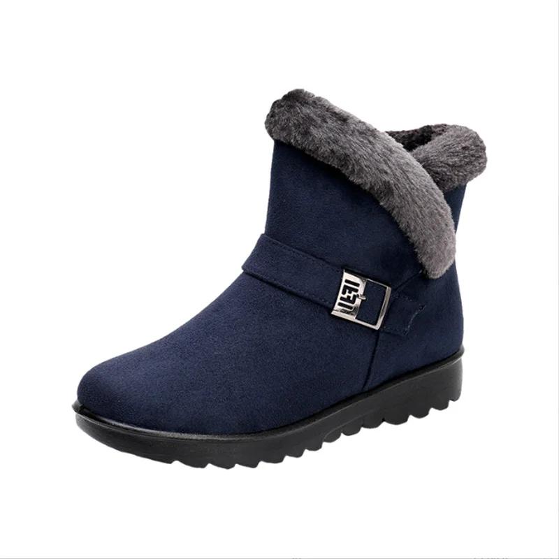 Fashion Women Boots Snow Plush Women Shoes Platform Boots For Women Fashion Keep Warm Women's Boots Flat New Botas Mujer Winter Shoes