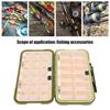 Fishing Box Lever Type Side Lock Sliding Design Movable Inserts Storage Accessories for Fisherman