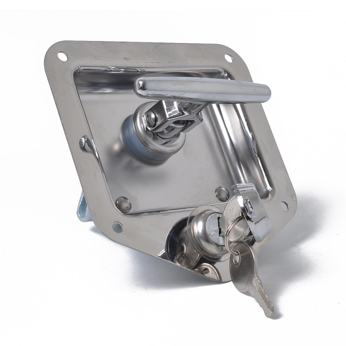 T-shaped tool box lock RV modification accessories RV yacht door lock accessories stainless steel tool box lock
