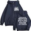 Rock Band Radiohead Motion Picture House Kid A Mnesia Zipper Hoodies Men's Women Clothing Casual Zip Up Hooded Sweatshirts Coats
