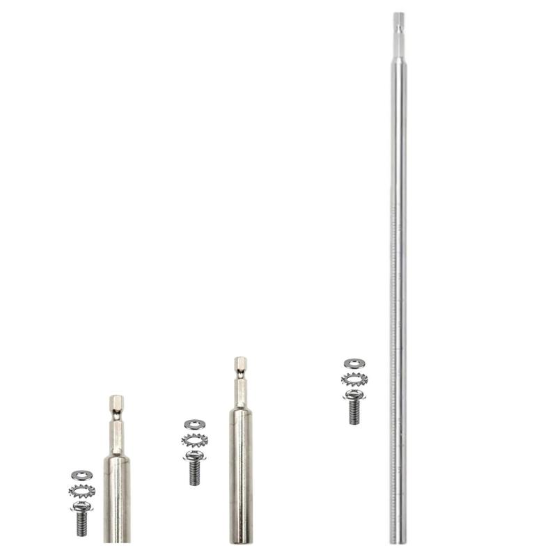Extended Use High Carbon Steel Hexagon Shank Rod Includes Screw Washer Ensuring Firm Sawing Blade Connection on Drills