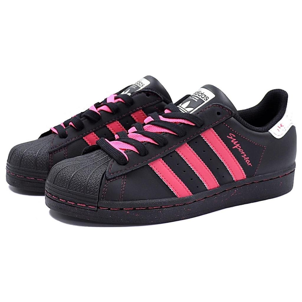 Adidas Originals SUPERSTAR Low top Skateboard Shoes Unisex Rose Red EG4959(Team25-XSC)
