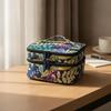 Cosmetic Bag with Carry Handle | Portable, Lightweight, Multi-Compartment Nail