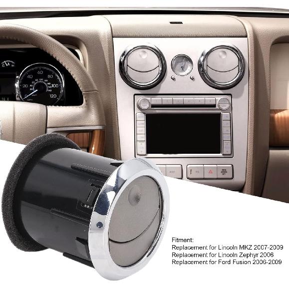 Front Dashboard Air Vent Insert for MKZ Easy Installation Control Strength of Ing OE Number 8H6Z 19893 AA Suitable for MKZ 2007 2009 and