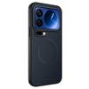 Applicable to Xiaomi Mi 17ProMax carbon fiber pattern magnetic mobile phone case Xiaomi Mi 15TPro matte anti-drop protective case