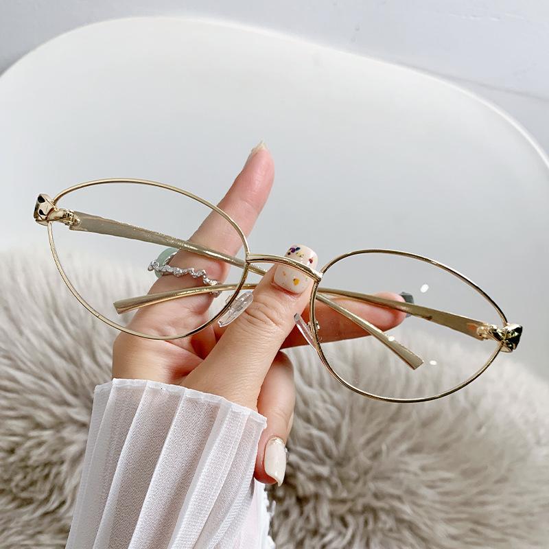 

Popular Vintage Metal Oval Sunglasses Women For Men Luxury Brand Designer Sun Glasses Steampunk Gold Leopard Shades Uv400