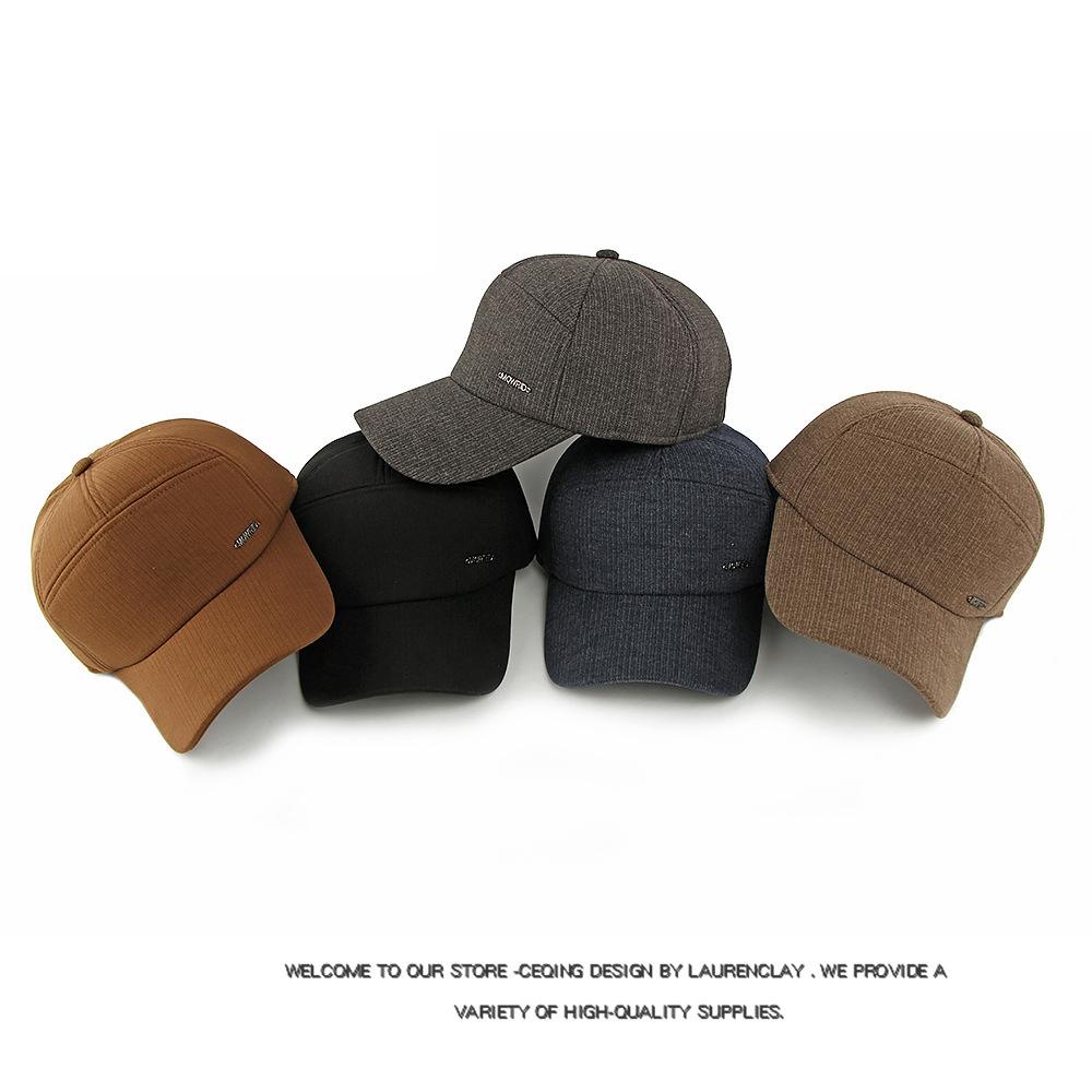 Herbst Winter Mütze Herren Samt Dicke Baseballkappe Warme Ohrenschützerkappe Sonnenhut