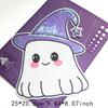 1pcs  Sequin Halloween Ghost Embroidered Patches For Clothing Iron On Patches For Clothes DIY Fusible Patch