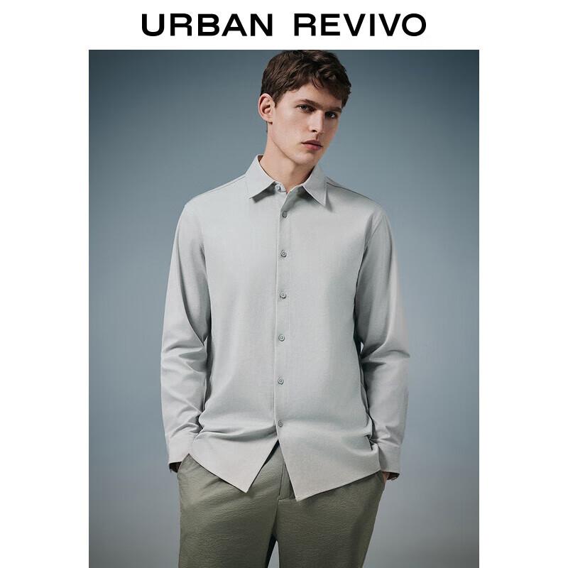 UR 2024 Spring Men s Commuter Loose-Fit Long Sleeve Shirt XL