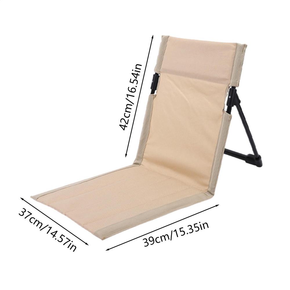 Beach Chair Camping Chairs Fishing Backrest Chairs Garden Park Single Lazy Chair Portable Folding Beach Lounger Outdoor Gears