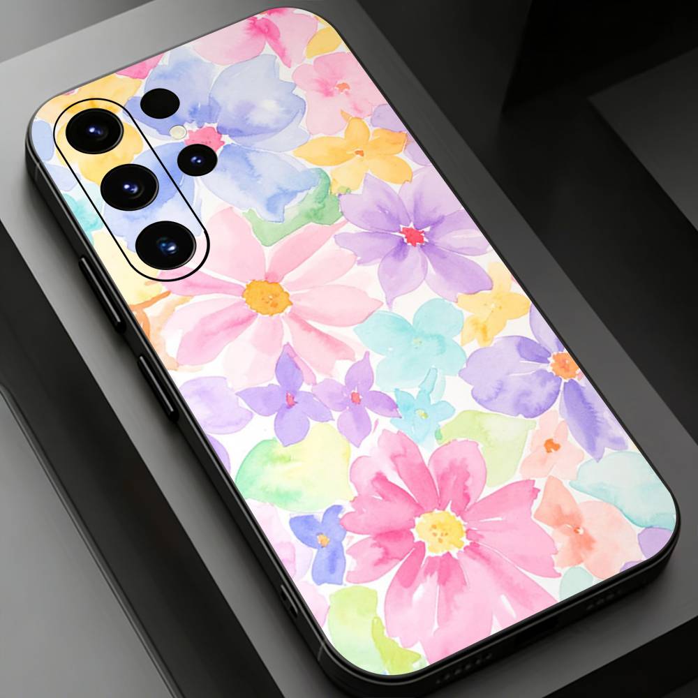 

Small Flowers Phone case for Samsung Galaxy S24,25,26,23 22,21,S20 Plus Ultra FE soft fundas cases Samsung S26Plus