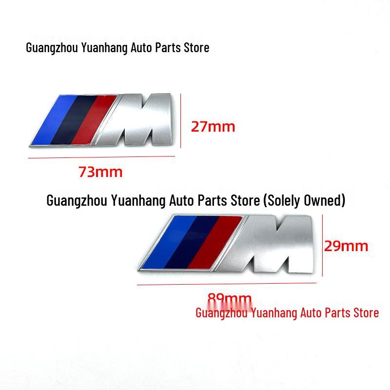 Compatible with BMW M badges (M2, M3, M4, M5, M6), rear badges (3, 5, 7 Series), and modified X1, X3, X5, X6 M badges.