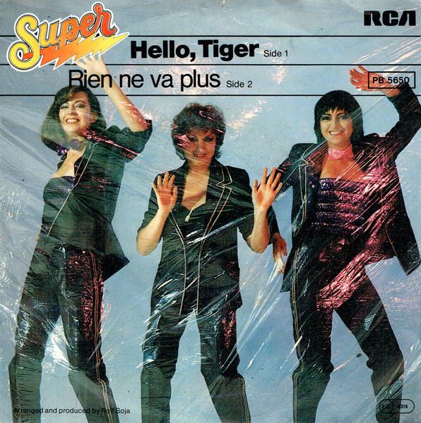 

7inch Record SUPER Hello Tiger Rien Ne Va Plus PB5650 RCA Victor 1979 Germany Pop Used