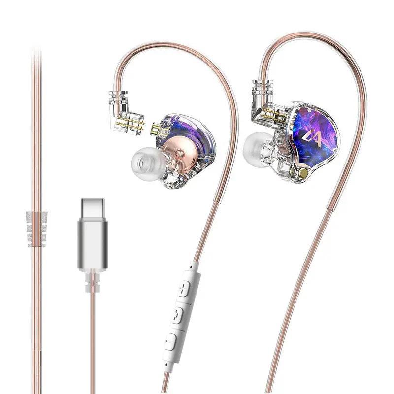 In-Ear Wired Hi-Fi Ear-Hook Headphones for Mobile, Singers, Gaming, Streaming, Studio Monitors, Sound Cards, In-Ear Monitors