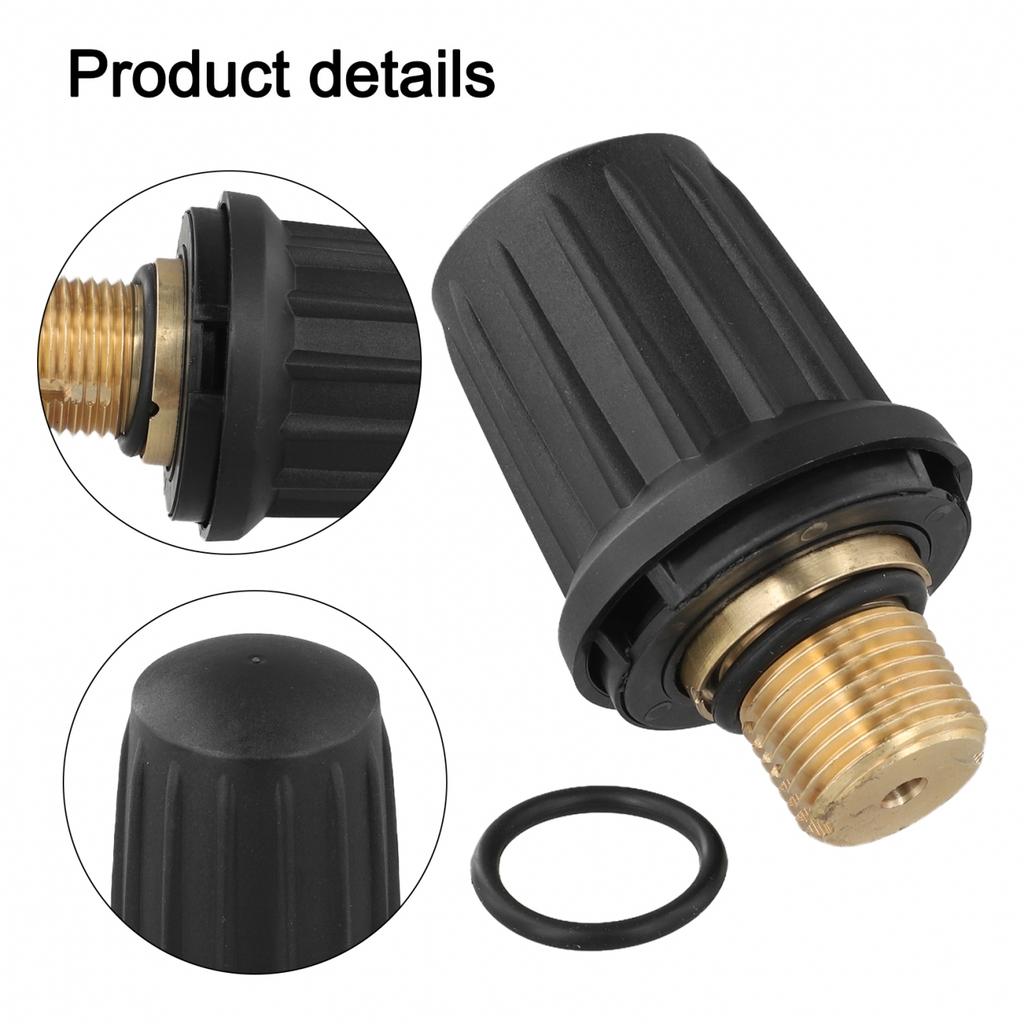 For Karcher 4.590-105.0 Safety Lock Safety Valve with Black O-ring 6.363-279.0