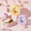 Lovely Bento Lunch Box for Kids, Leakproof Lunch Container for Boys, Girls, Toddlers with 3 Compartments, BPA Free