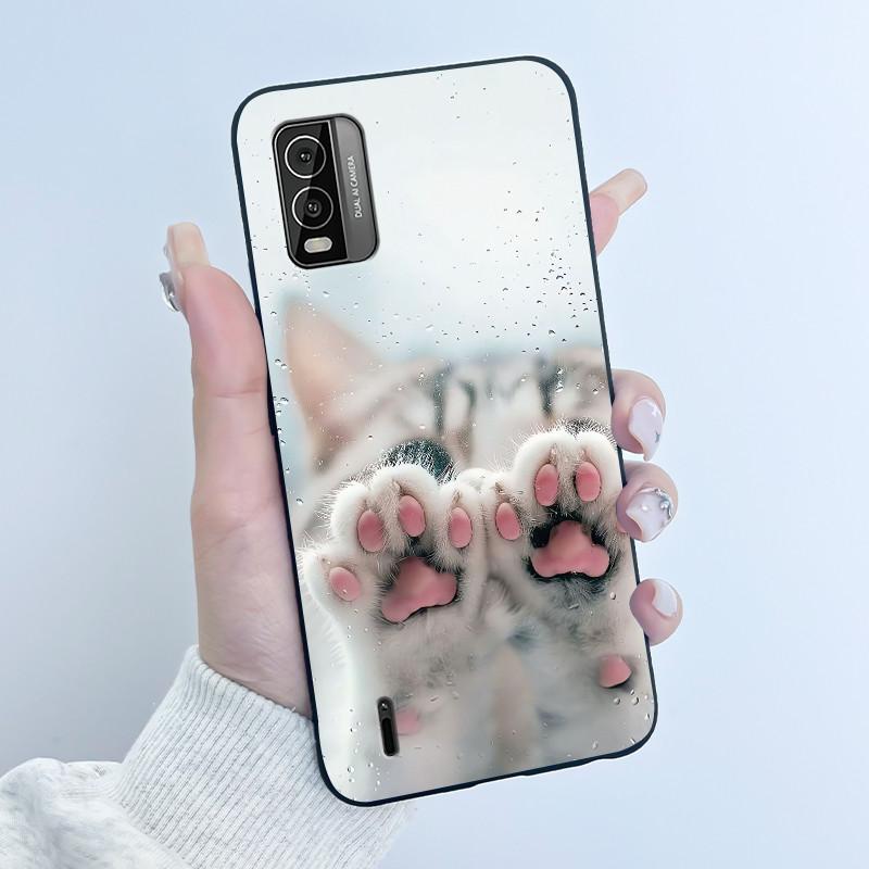 Phone Case for Nokia C210 C110 C300 Cases Luxury Dragon Cute Cool Boys Girls Black Soft TPU Protective Cover Shockproof Fundas