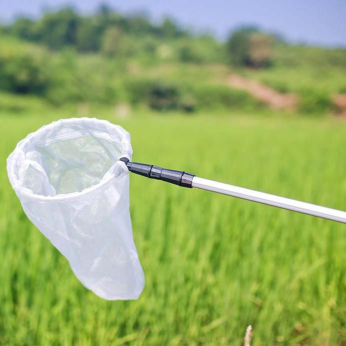 Telescopic Aluminum Alloy Insect & Butterfly Net for Daphnia, Bloodworms, and Mosquitoes.