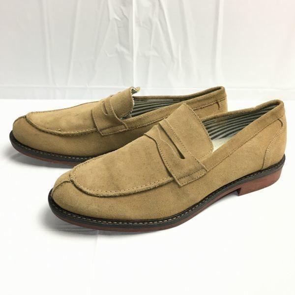 Hawkins Coin Loafer Slip-On Shoes Beige Size 27.5 Men's(USED)