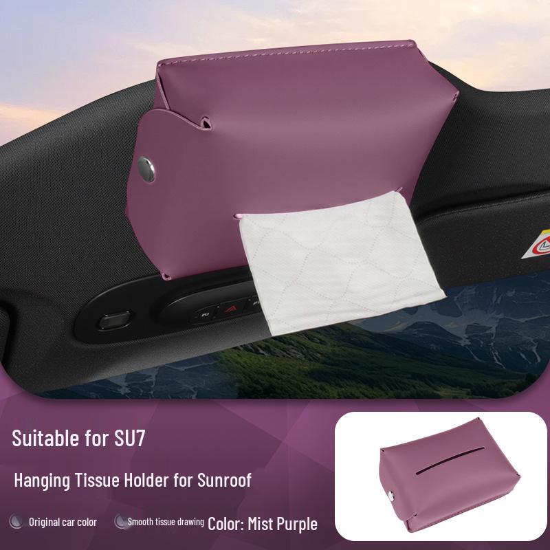Xiaomi SU7/YU7 Hanging Car Tissue Box for Sunroof Storage No specification