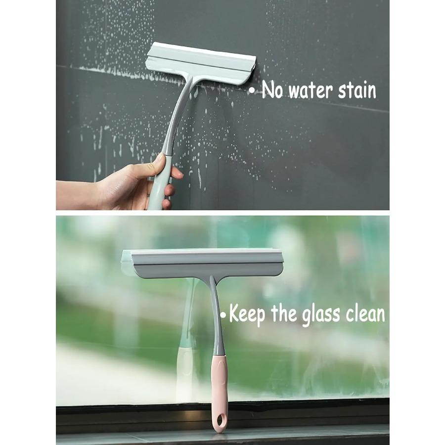 1PC Shower Window Squeegee for Shower Doors Bathroom Window and Car Glass Cleaning Supplies for Housekeeping