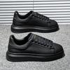 Italian McQueen Little White Shoes Women's 2025 New Spring and Autumn Board Shoes Platform Height Increase Couple Men's Shoes Versatile Sports and Le