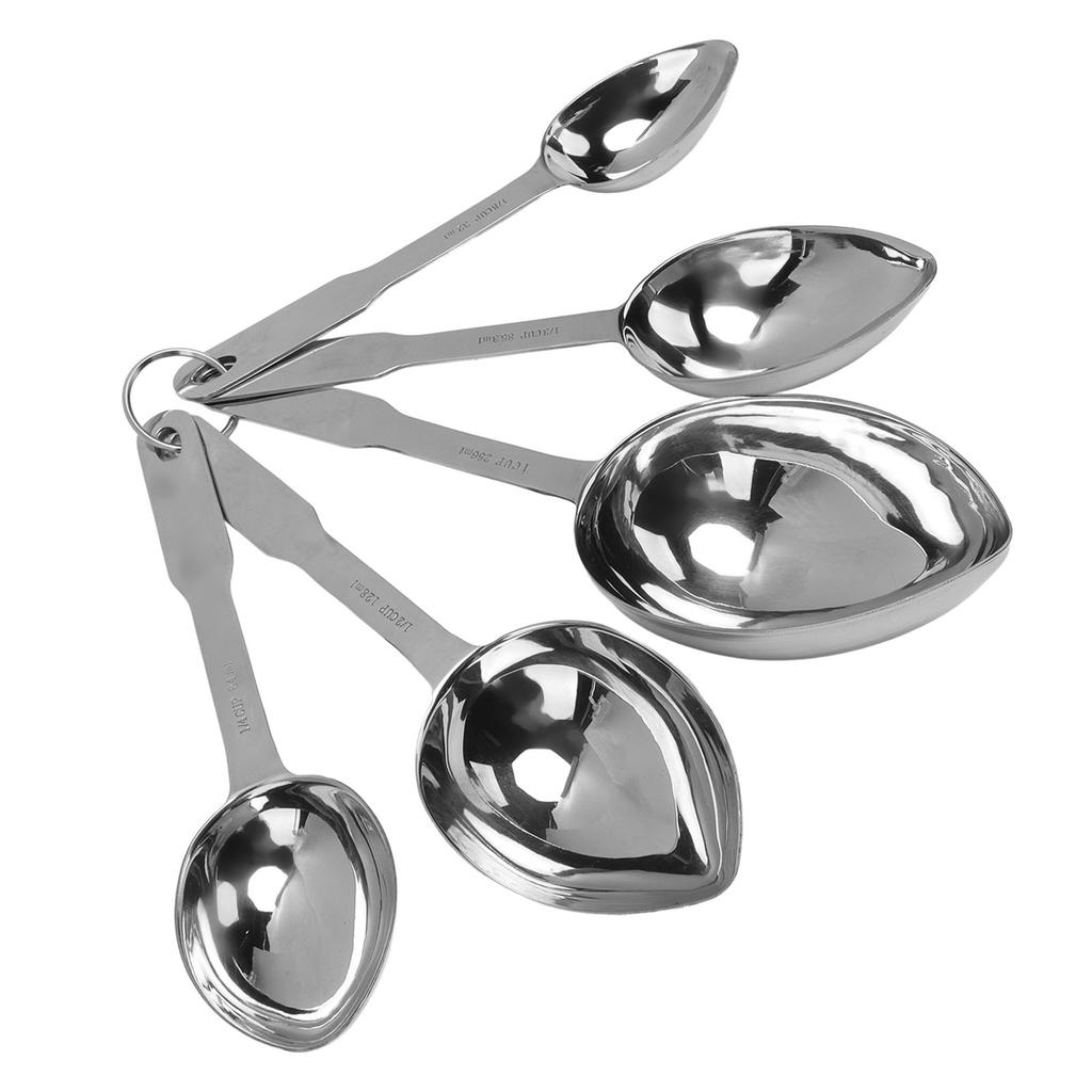 5Pcs Stainless Steel Long Handle Spoon Ergonomic Bright Surface Ladle Soup Spoon for Kitchen