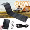 Portable Polysilicon Solar Panel Charger USB 60W 5V DC Foldable Solar Panel For Phone Charge Power Bank For Hiking Camping
