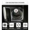 Carbon Fiber Manual Gear Shift Panel Sticker Trim For Honda Civic 8th Gen 06-11