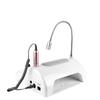 BEPAN 5-in-1 Strong 80W Suction Nail Dust Collector Vacuum Cleaner High Power 4500RPM For Cleaning with Drill Handle LED Lamp Light